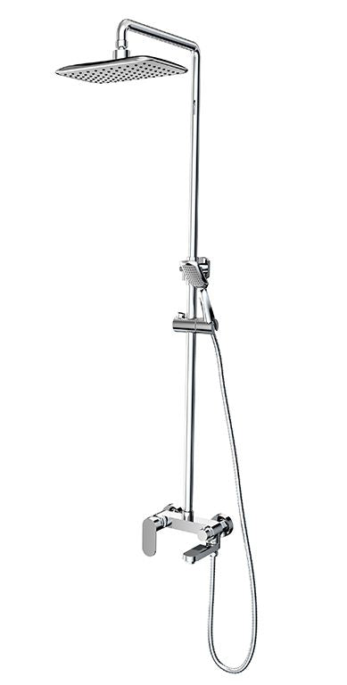 Душова система TOPAZ BARTS TB 07102-H36-S з виливом, комплект Н-130см