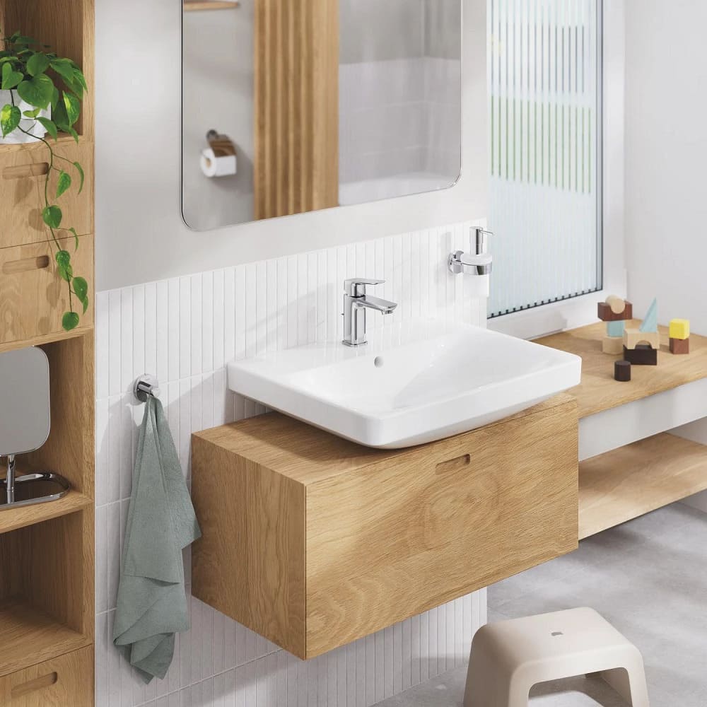Змішувач для умивальника GROHE CUBEO 1016940000 хром, одноважільний S-Size