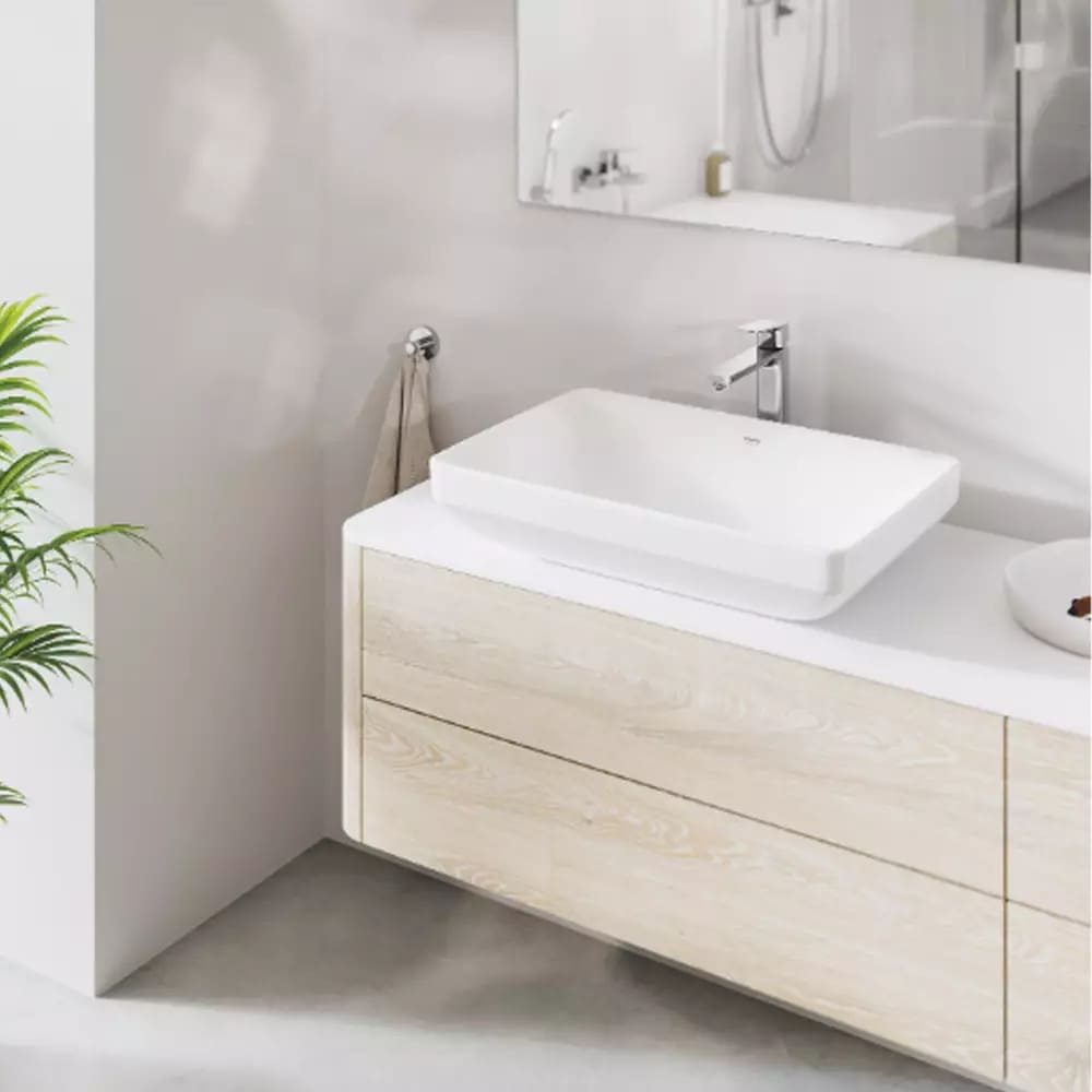 Змішувач для умивальника GROHE CUBEO 1017290000 хром одноважільний XL-Size