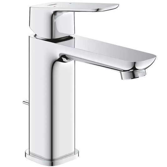 Змішувач для умивальника GROHE CUBEO 1017490000 хром, одноважільний М-Size, pop-up