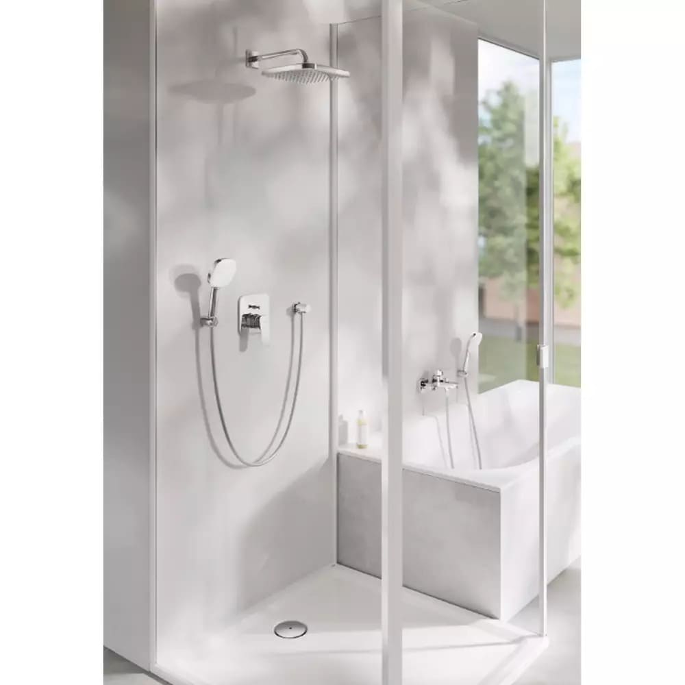 Змішувач для ванни прихованого монтажу GROHE CUBEO 1017780000 хром