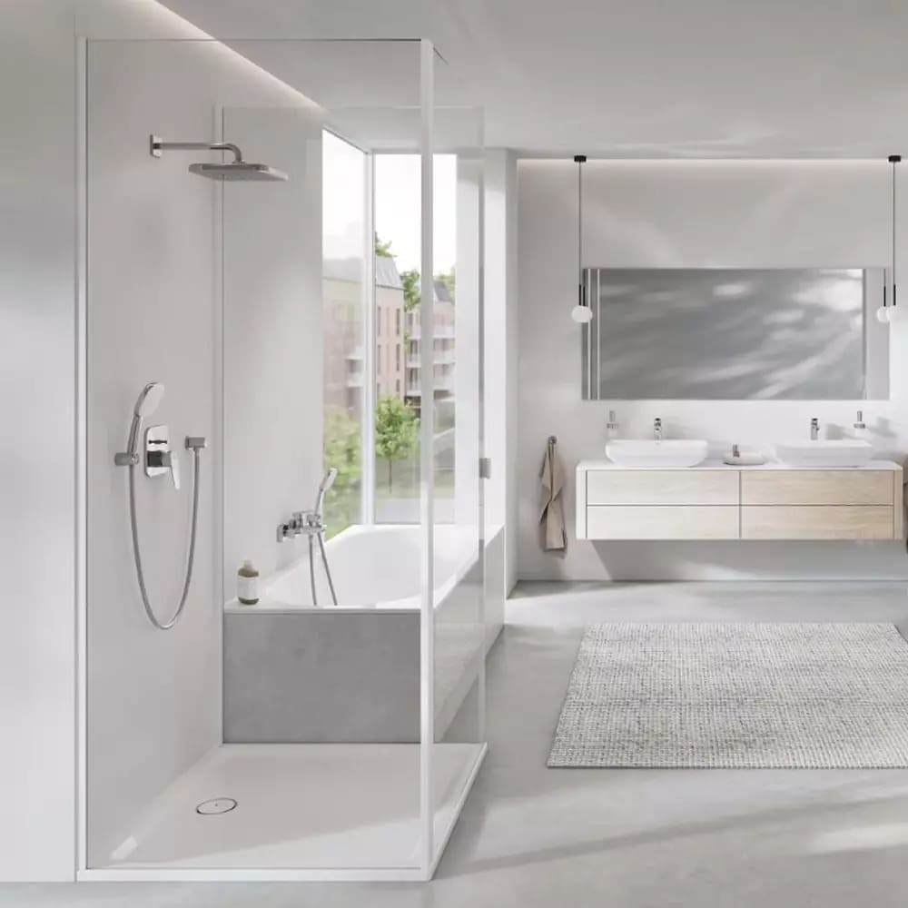 Змішувач для ванни прихованого монтажу GROHE CUBEO 1017780000 хром