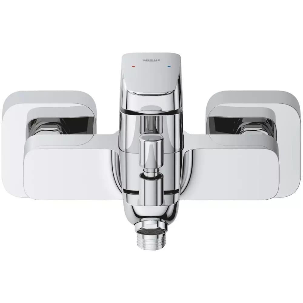 Змішувач для ванни GROHE CUBEO 1018140000 з душовим гарнітуром (ручний душ, шланг, тримач), хром