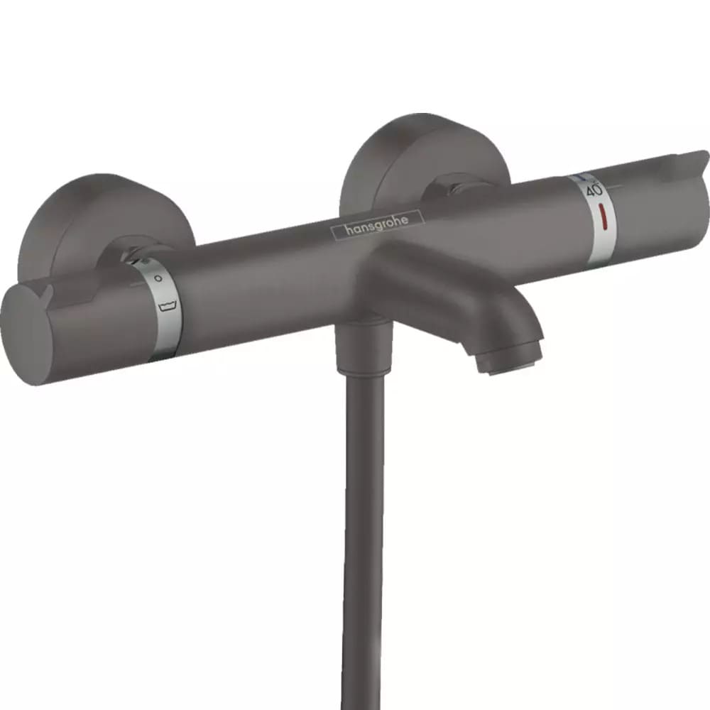 Змішувач для ванни HANSGROHE ECOSTAT 13114340 термостат, графіт