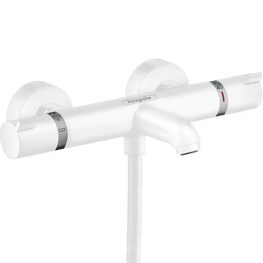Змішувач для ванни HANSGROHE ECOSTAT 13114700 термостат, білий