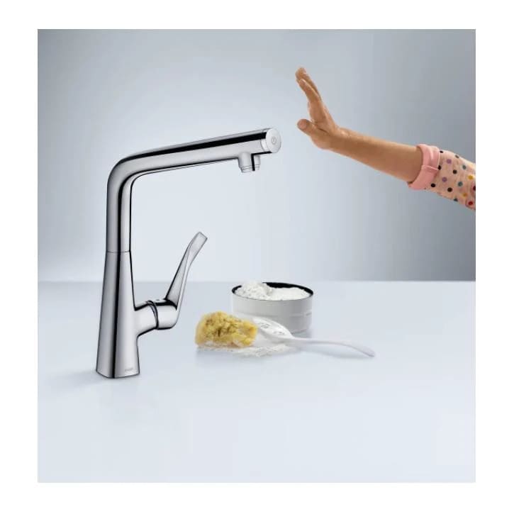 Змішувач для кухні HANSGROHE METRIS SELECT 14883000 одноважільний, хром