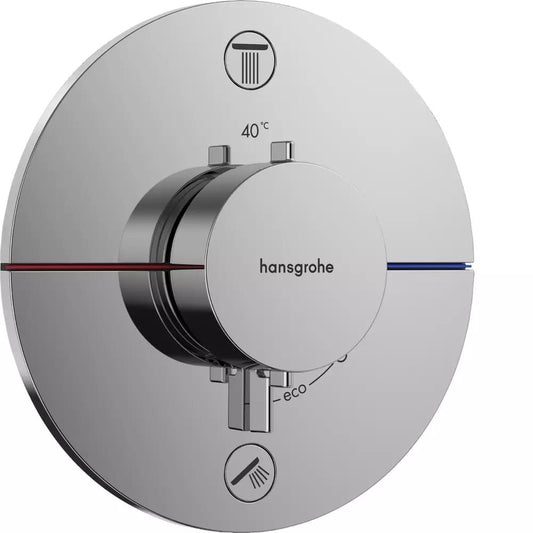 Змішувач для душу прихованого монтажу HANSGROHE SHOWER SELECT S 15554000 2 функції, хром