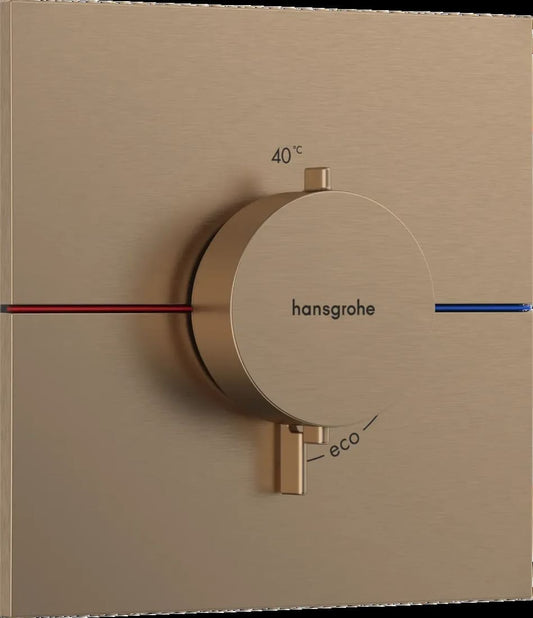 Змішувач для душу прихованого монтажу HANSGROHE SHOWER SELECT 15574140 1 функція, шліфована бронза