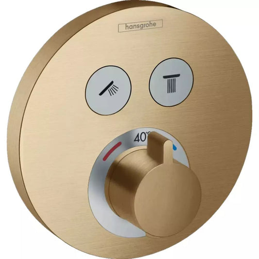 Змішувач для душу прихованого монтажу HANSGROHE SHOWER SELECT 15743140 термостат, 2 функції