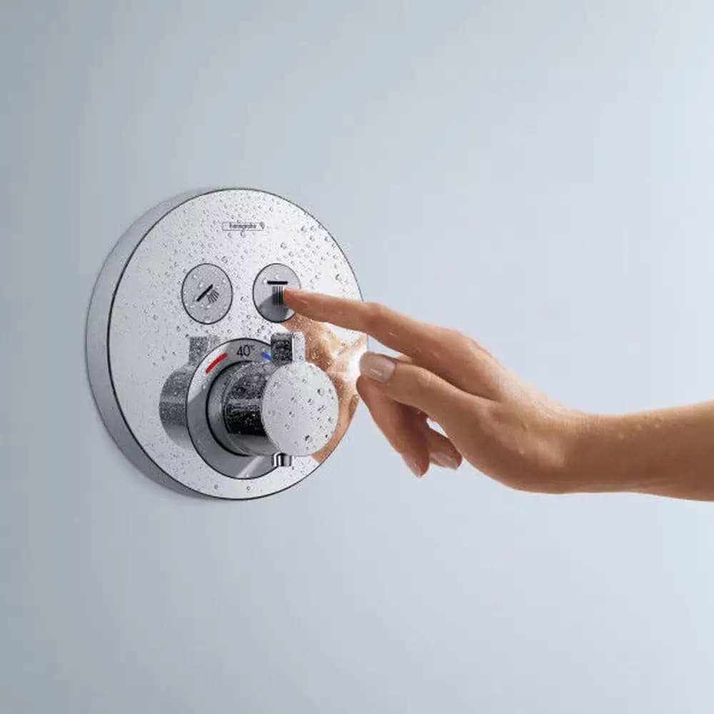 Змішувач для душу прихованого монтажу HANSGROHE SHOWER SELECT 15743140 термостат, 2 функції