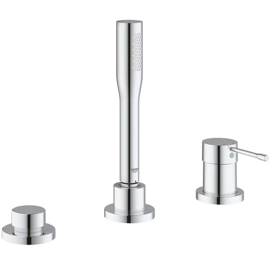 Змішувач для ванни на борт GROHE ESSENCE NEW 19976001 на 3 отвори, хром