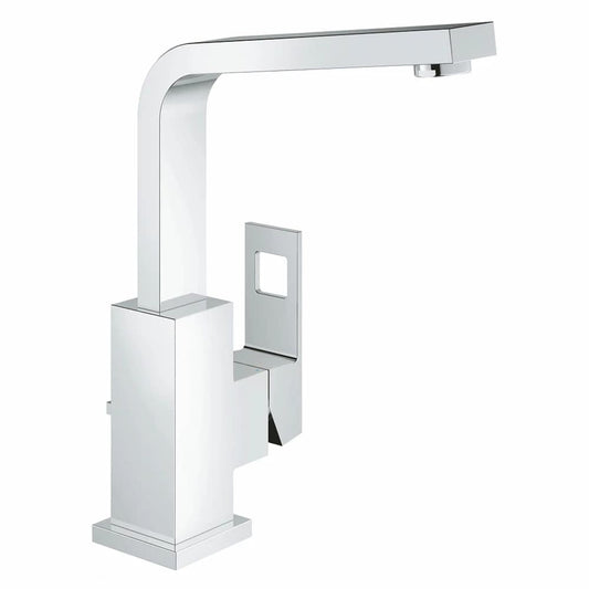 Змішувач для умивальника GROHE EUROCUBE 2313500E хром, одноручковий, високий вилив