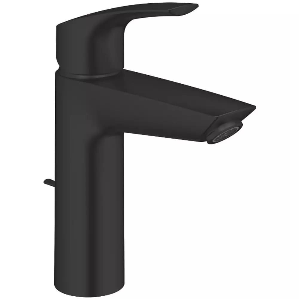 Змішувач для умивальника GROHE EUROSMART NEW 233222433 чорний матовий, одноважільний 121мм