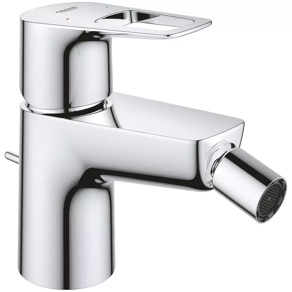 Змішувач для біде GROHE BAULOOP 23338001 з донним клапаном, хром