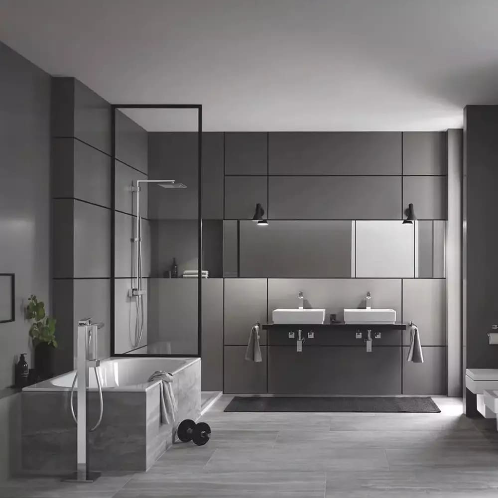 Змішувач для ванни підлоговий GROHE EUROCUBE 23672001 хром
