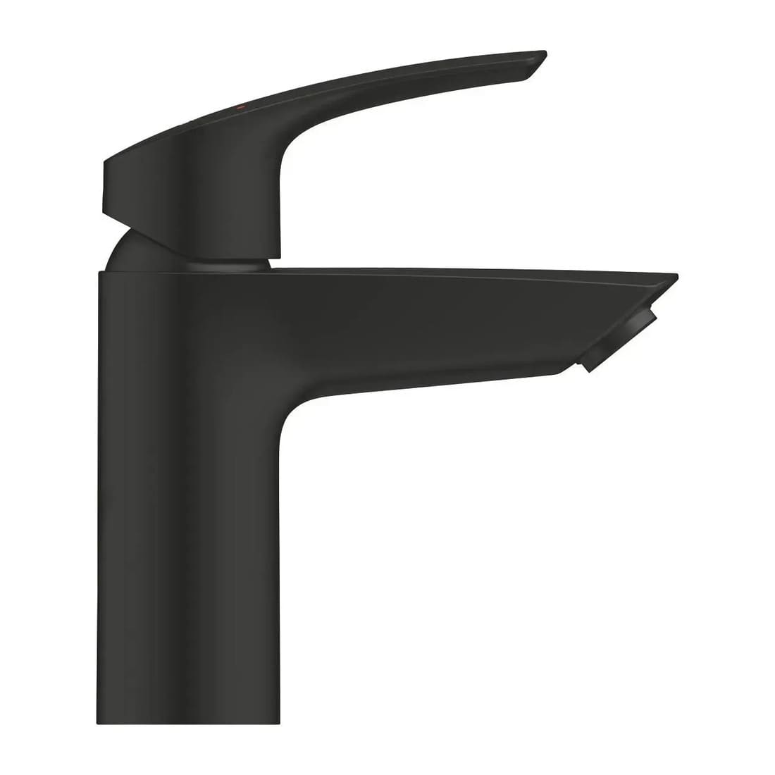 Змішувач для умивальника GROHE EUROSMART 239222433 чорний матовий, одноважільний, Click, S