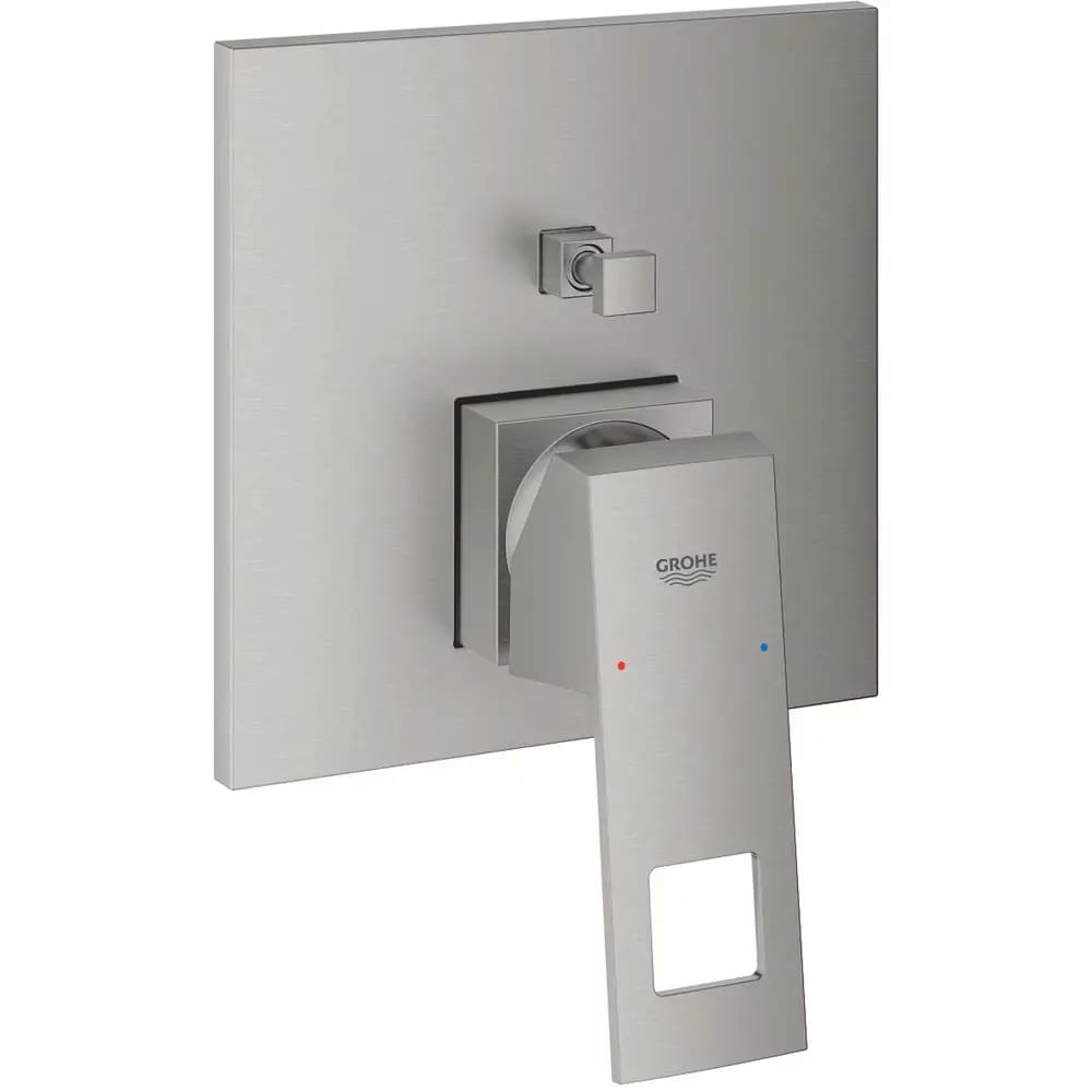 Змішувач для ванни прихованого монтажу GROHE EUROCUBE 24062DC0 сталевий