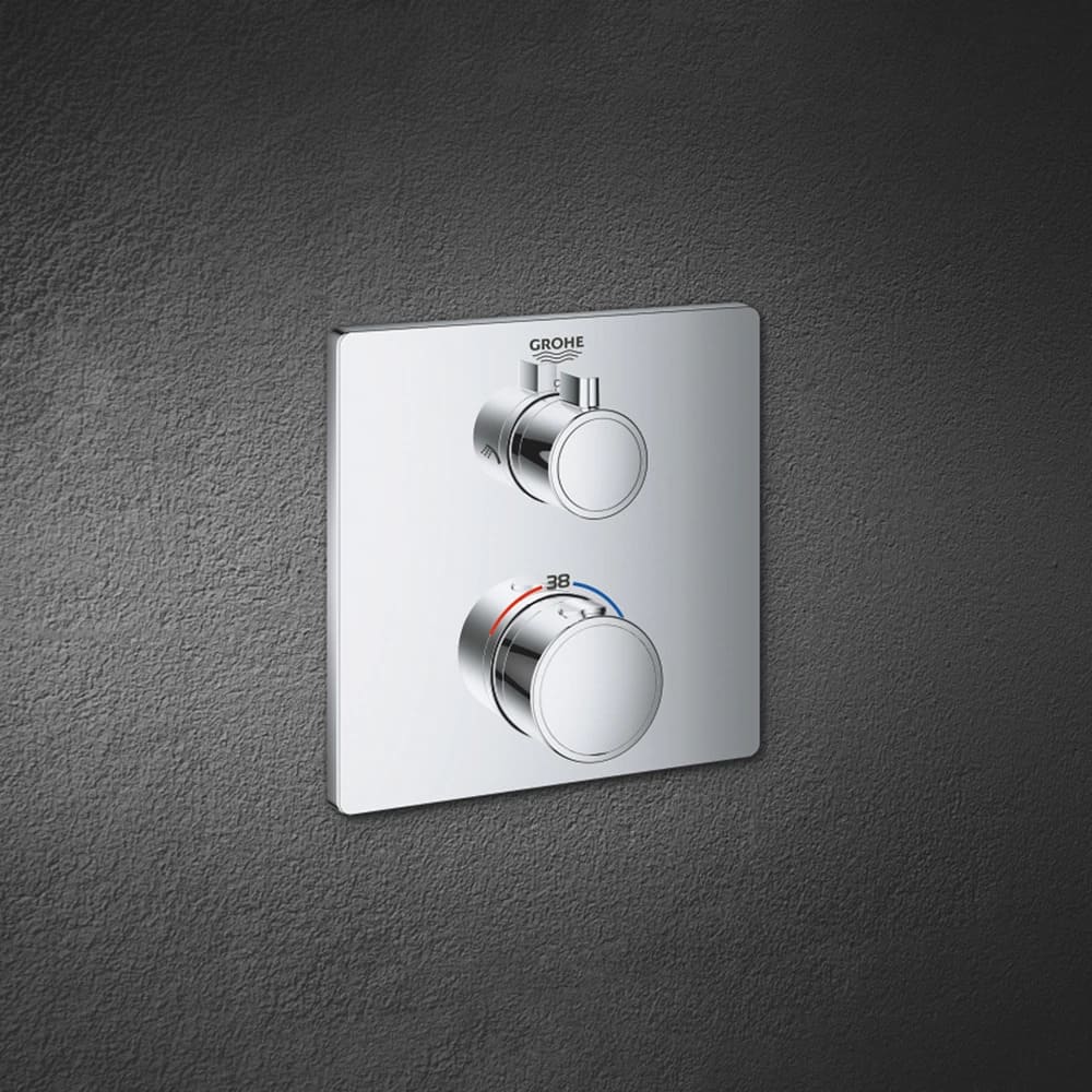Змішувач для душу прихованого монтажу GROHE GROHTHERM 24079000 термостат, 2 функції, хром