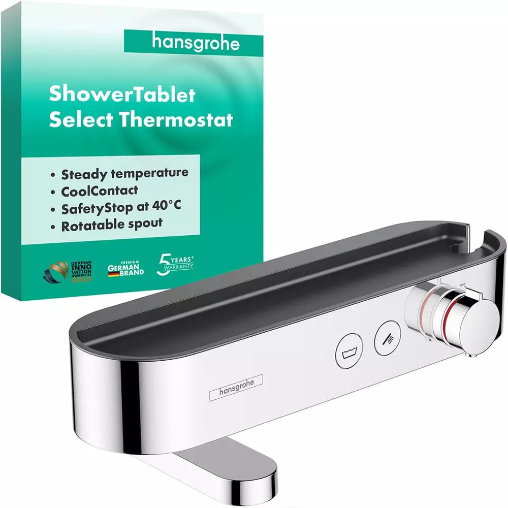 Змішувач для ванни HANSGROHE PULSIFY 24340000 термостат, хром
