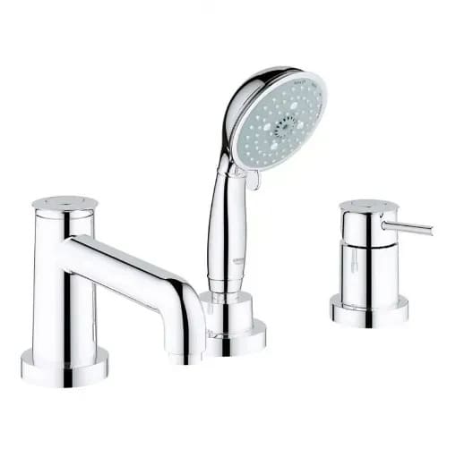 Змішувач для ванни на борт GROHE BAUCLASSIC 2511800A на 3 отвори, хром