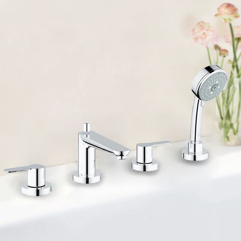 Змішувач для ванни на борт GROHE BAULOOP 2511900A на 4 отвори, хром