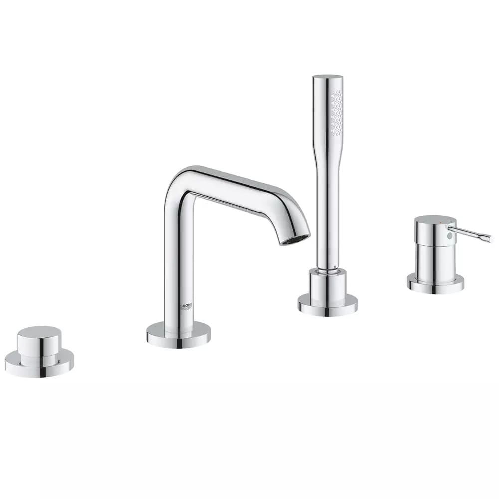 Змішувач для ванни на борт GROHE ESSENCE NEW 25251001 на 4 отвори, хром