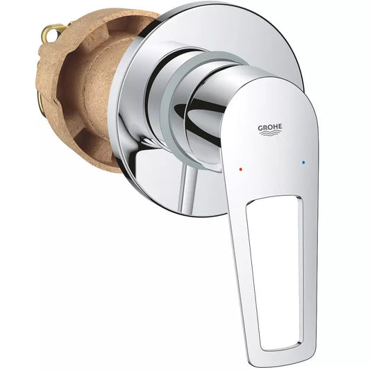 Змішувач для душу прихованого монтажу GROHE BAULOOP 29042001 хром