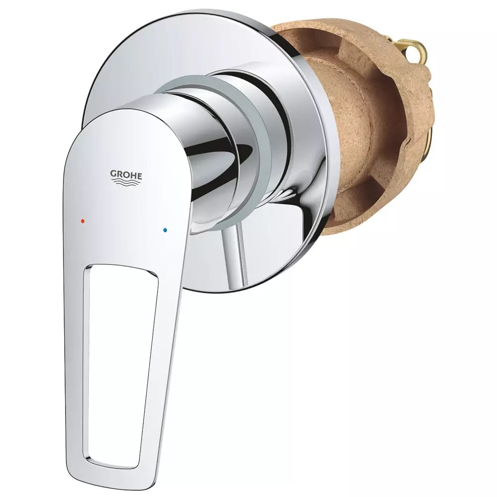 Змішувач для душу прихованого монтажу GROHE BAULOOP 29042001 хром
