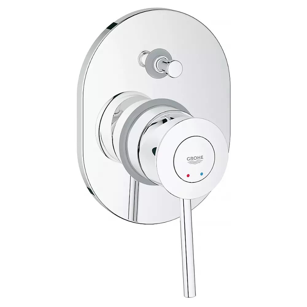 Змішувач для ванни прихованого монтажу GROHE BAUCLASSIC 29047000 хром
