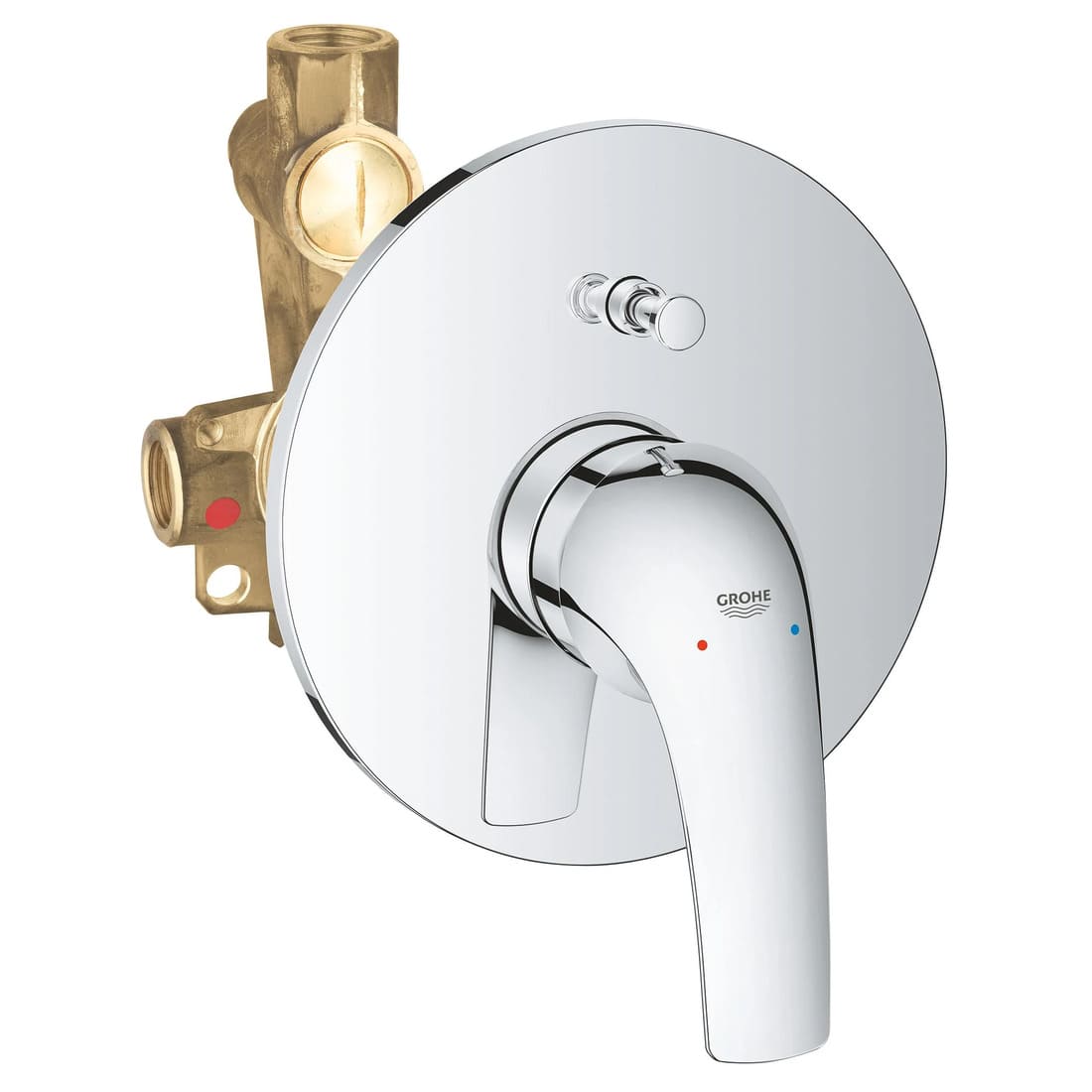 Змішувач для ванни прихованого монтажу GROHE START 29115000 хром