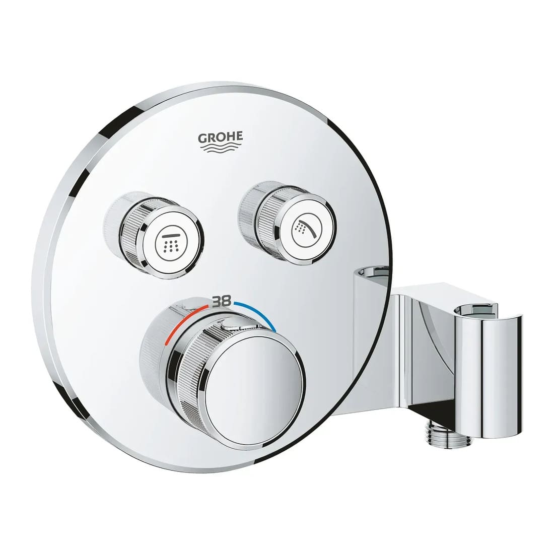 Змішувач для душу прихованого монтажу GROHE SMARTCONTROL 29120000 термостат, 2 функції, хром