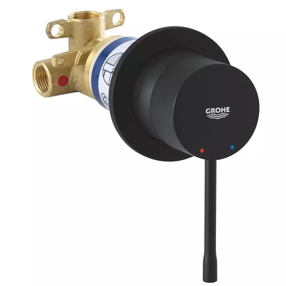 Змішувач для душу прихованого монтажу GROHE ESSENCE NEW 29197KF0 чорний матовий