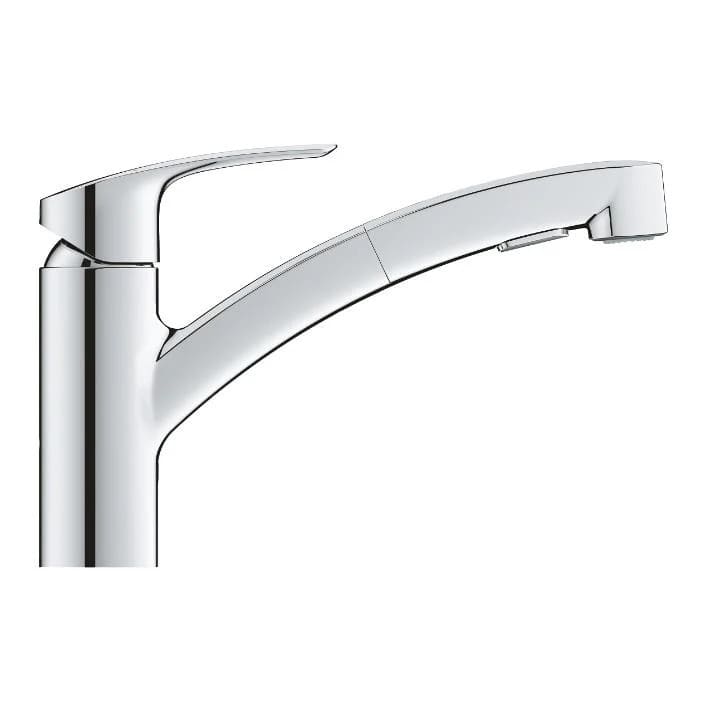 Змішувач для кухні GROHE EUROSMART 30305001 з висувним виливом, хром
