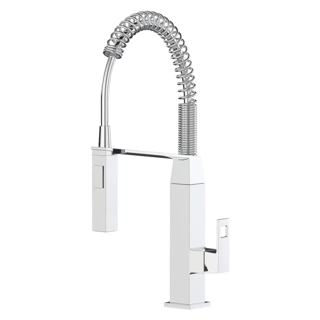 Змішувач для кухні GROHE EUROCUBE 31395000 одноважільний, з висувним виливом, хром