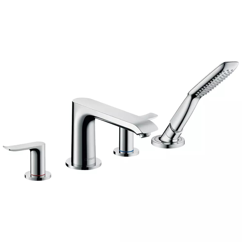 Змішувач для ванни на борт HANSGROHE METRIS 31442000 на 4 отвори, хром