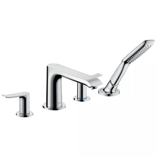 Змішувач для ванни на борт HANSGROHE METRIS 31442000 на 4 отвори, хром