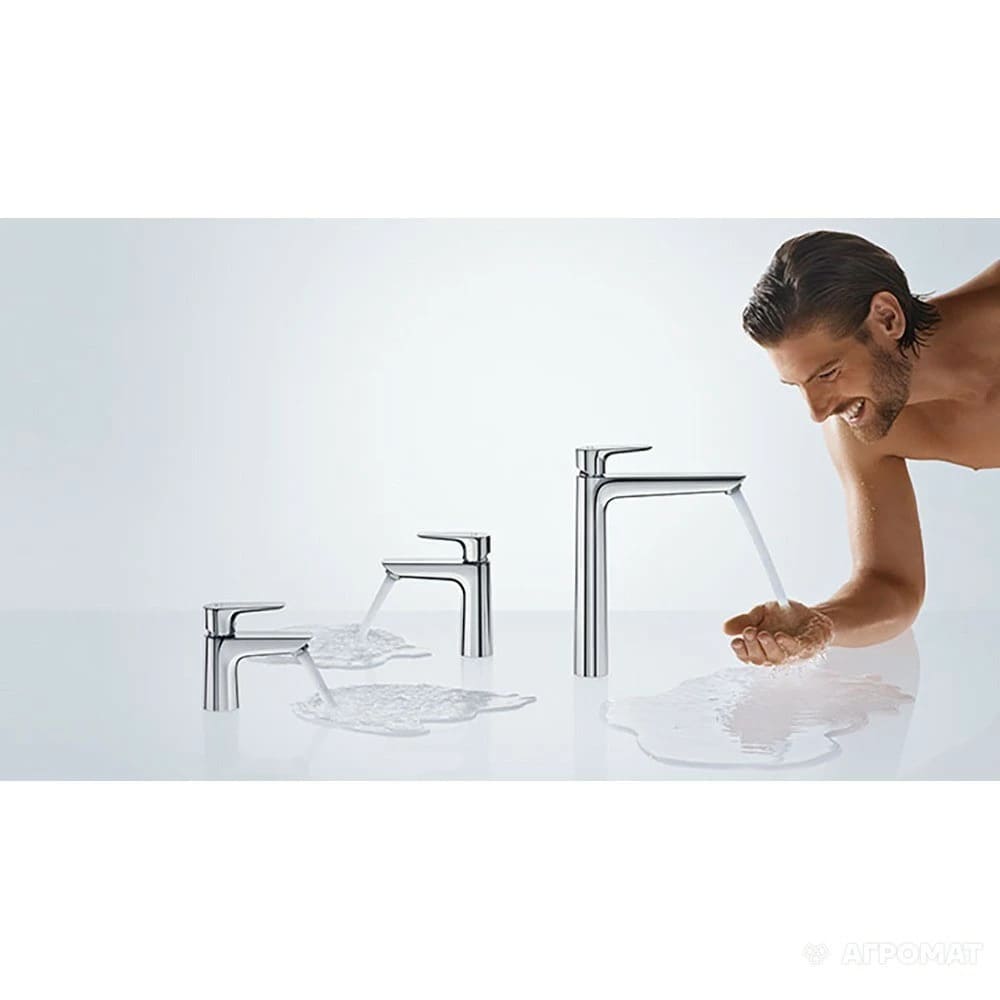 Змішувач для умивальника HANSGROHE FOCUS 31531000 зі зливним гарнітуром, хром