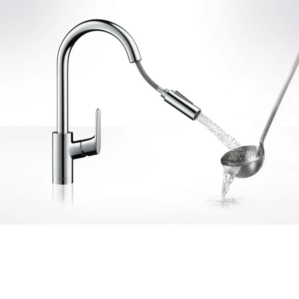 Змішувач для кухні HANSGROHE FOCUS 31815000 одноважільний, хром