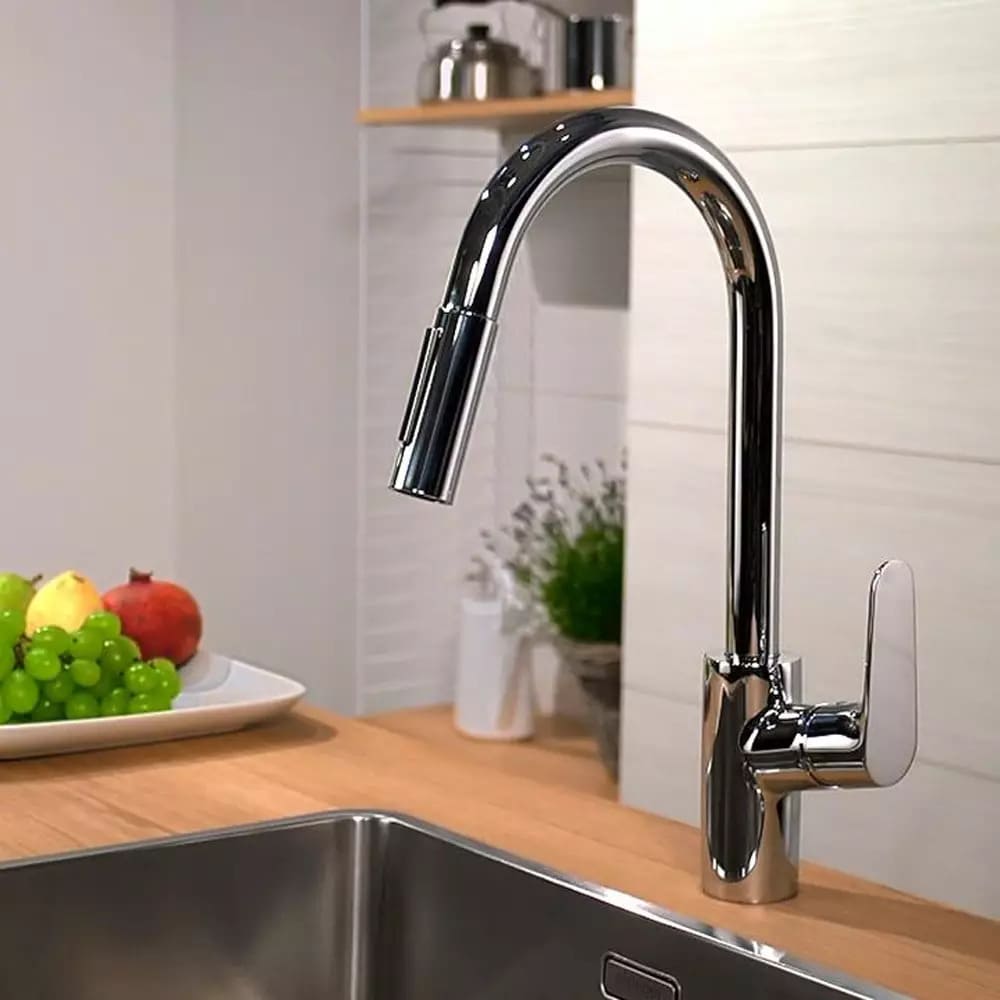 Змішувач для кухні HANSGROHE FOCUS 31815000 одноважільний, хром
