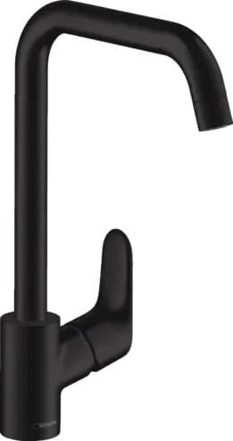 Змішувач для кухні HANSGROHE FOCUS 31815670 одноважільний, чорний