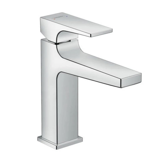 Змішувач для умивальника HANSGROHE METROPOL 32507000 одноважільний, зі зливним гарнітуром push-open, хром