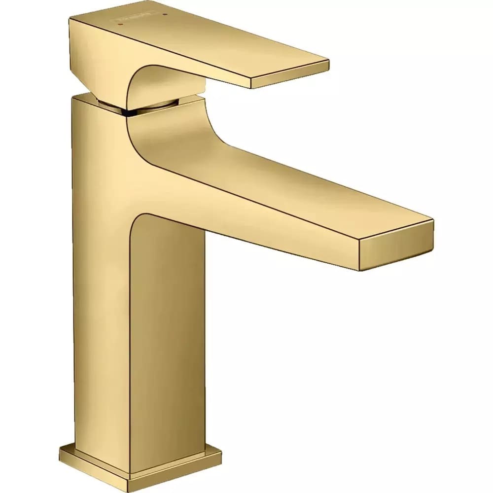 Змішувач для умивальника HANSGROHE METROPOL 32507990 одноважiльний, зi зливним клапаном Push-Open, золотий матовий