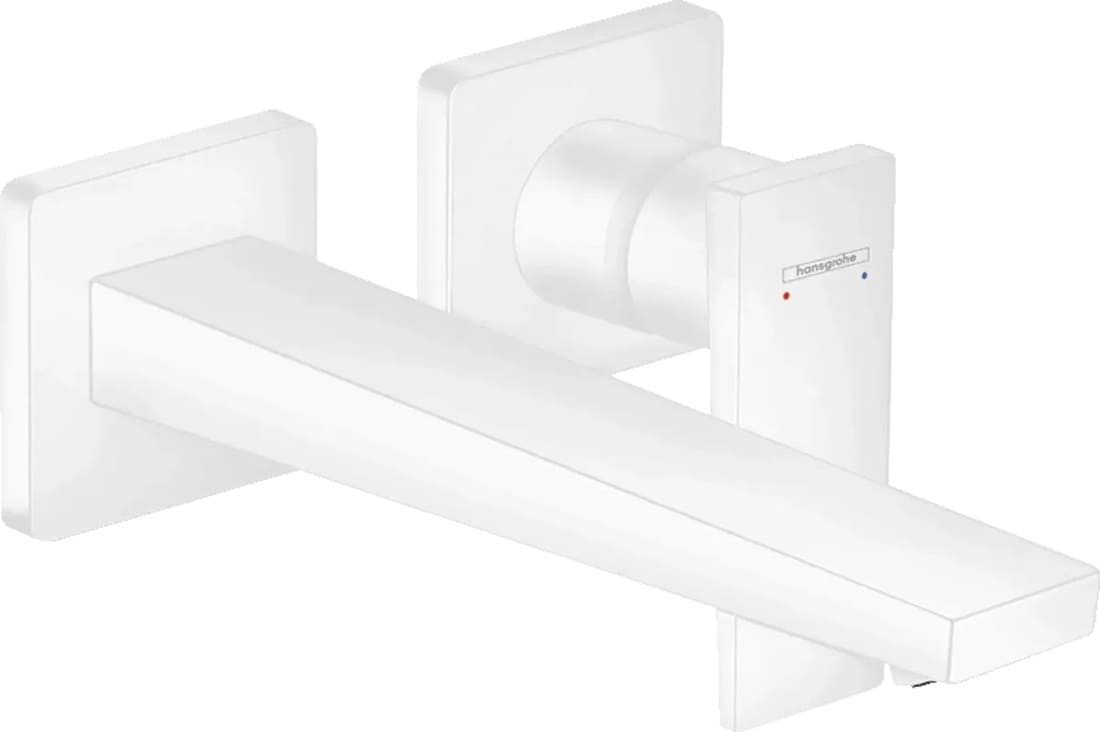 Змішувач прихованого монтажу для умивальника HANSGROHE METROPOL 32526700 одноважiльний, бiлий матовий