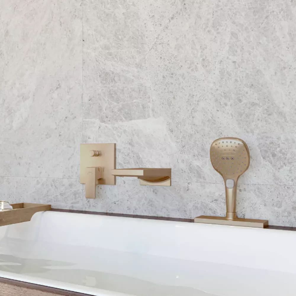 Змішувач для ванни прихованого монтажу HANSGROHE METROPOL 32545140 золотий
