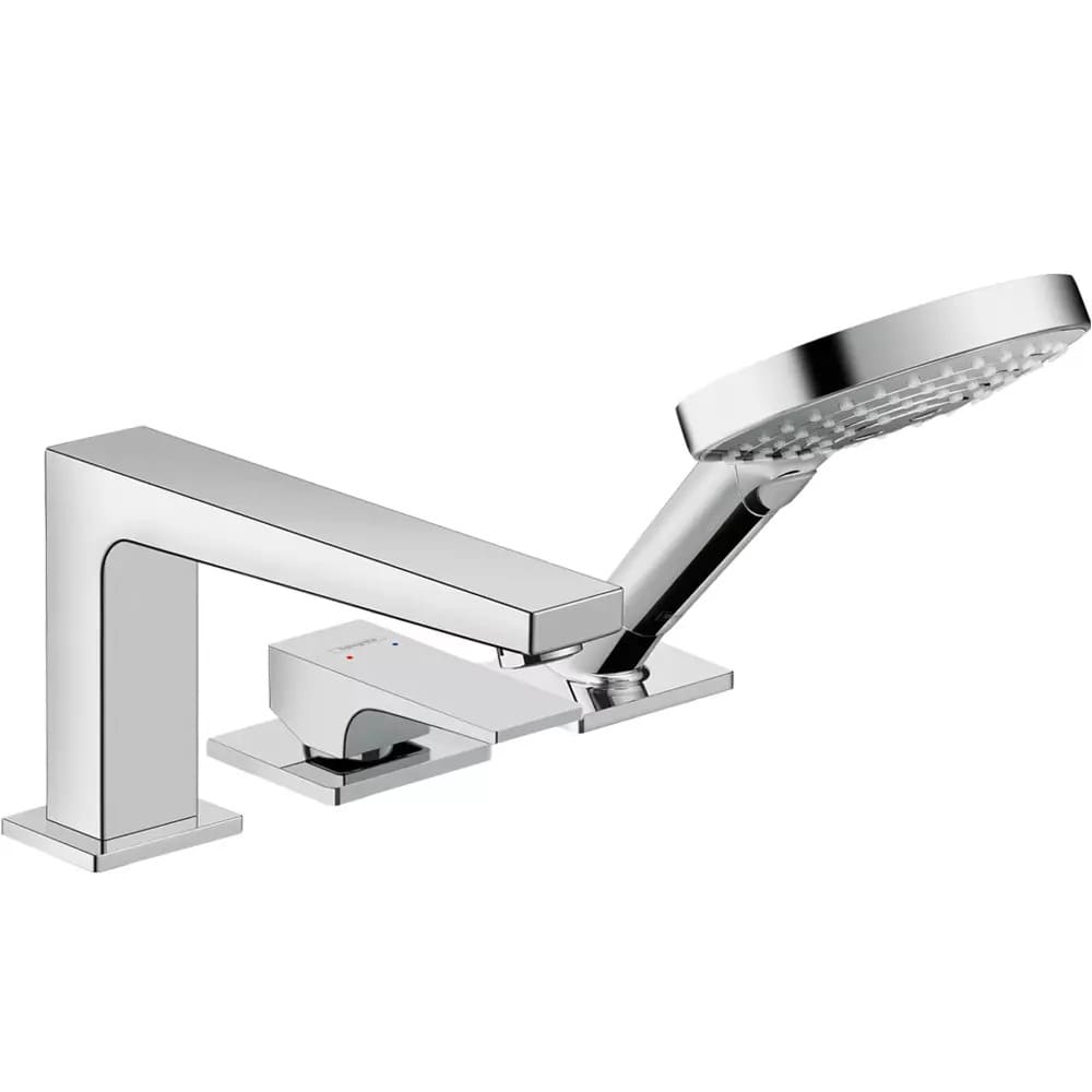 Змішувач для ванни на борт HANSGROHE METROPOL 32551000 на 3 отвори, хром