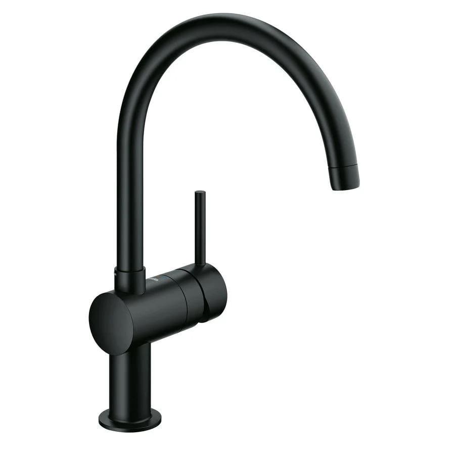 Змішувач для кухні GROHE MINTA 32917KS0 одноважільний, чорний