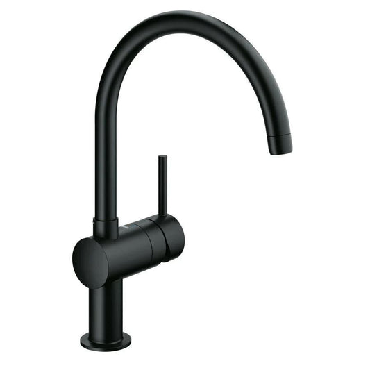Змішувач для кухні GROHE MINTA 32917KS0 одноважільний, чорний