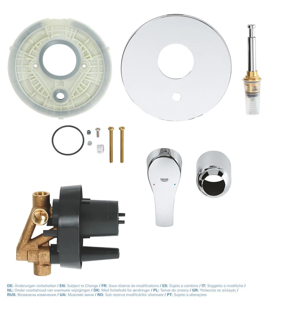 Змішувач для ванни прихованого монтажу GROHE EUROSMART NEW 33305002 хром