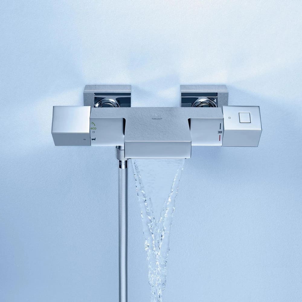 Змішувач для ванни GROHE GROHTHERM CUBE 34497000 термостат, хром