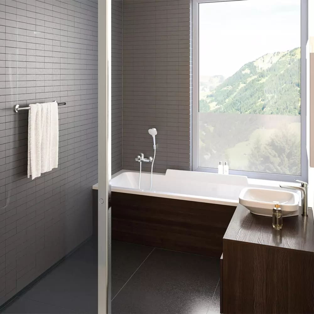 Змішувач для умивальника HANSGROHE LOGIS 71090000 одноважільний